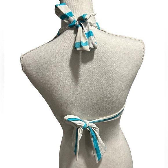 {Ralph Lauren} Striped Halter Bikini Top - Picture 2 of 3